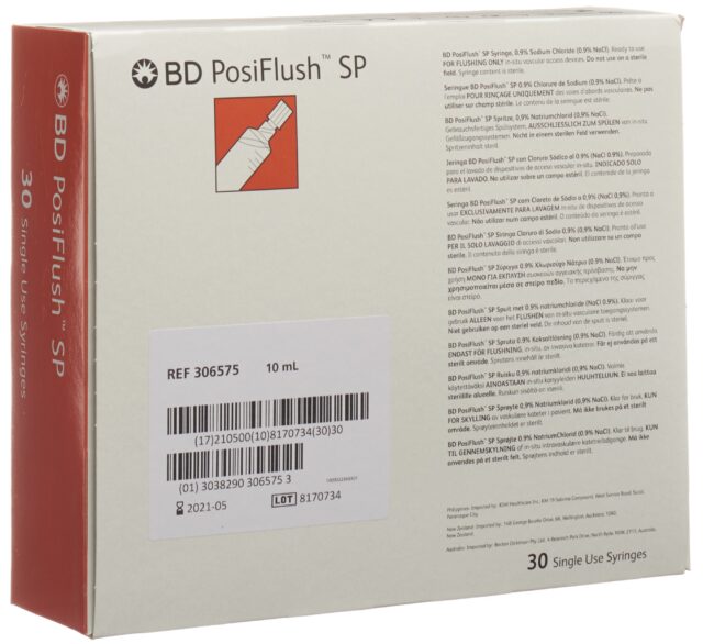 BD SP Spülsystem NaCl 0.9% (30x10 ml)