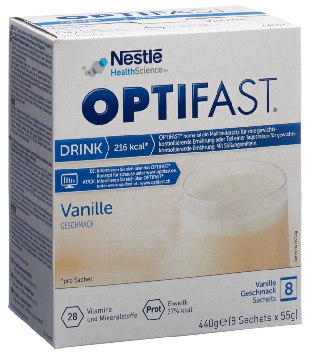 OPTIFAST Drink Vanille (8x55 g)