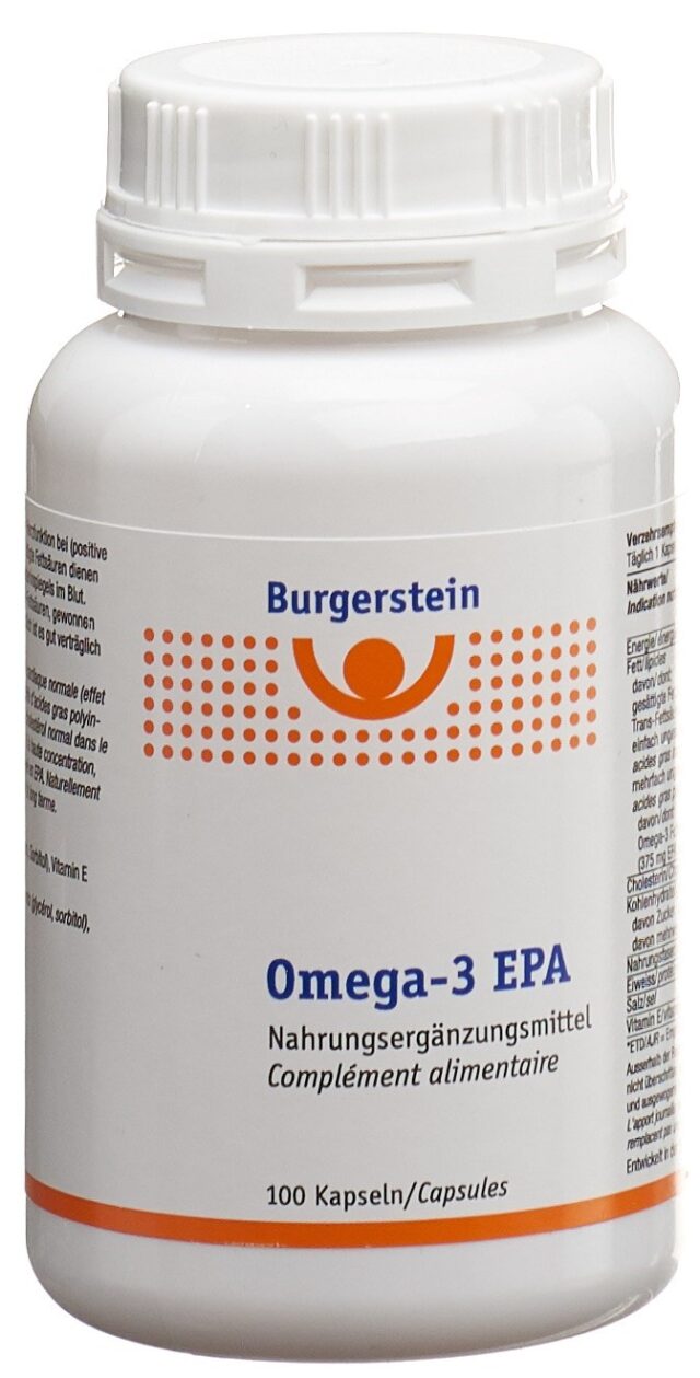 Burgerstein Omega 3-EPA Kapsel (100 Stück)