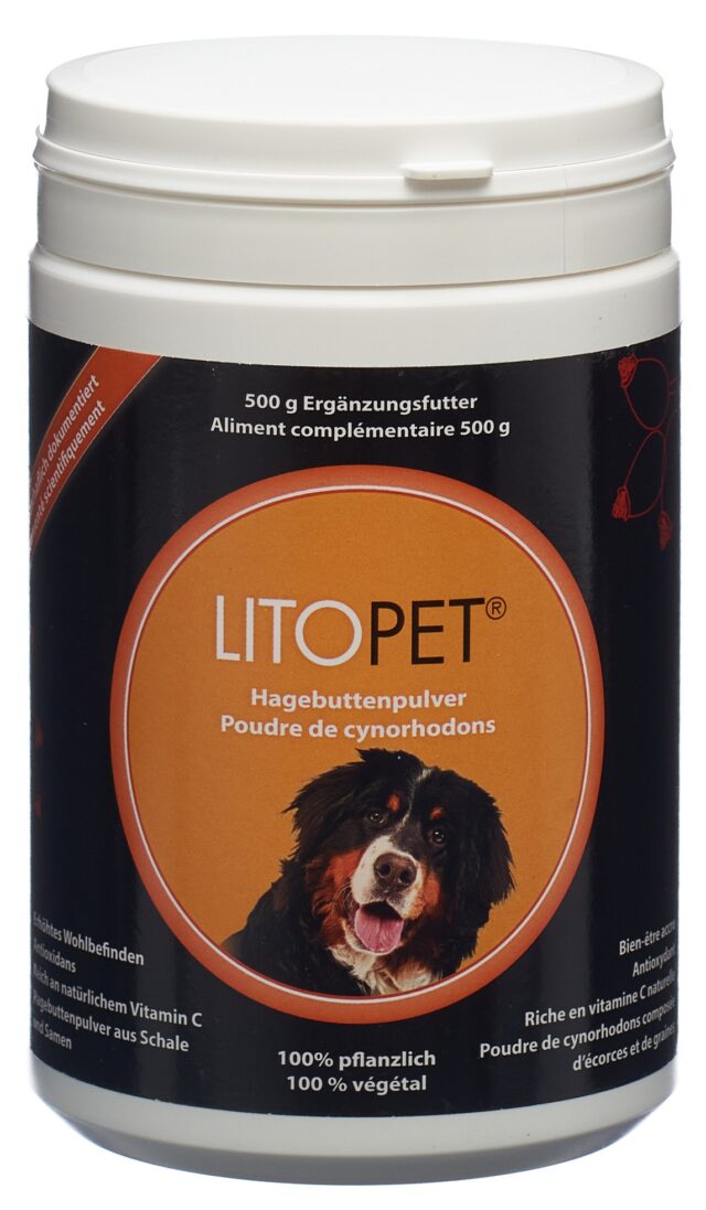 LitoPet original dänische Hagebutte für Hunde (500 g)