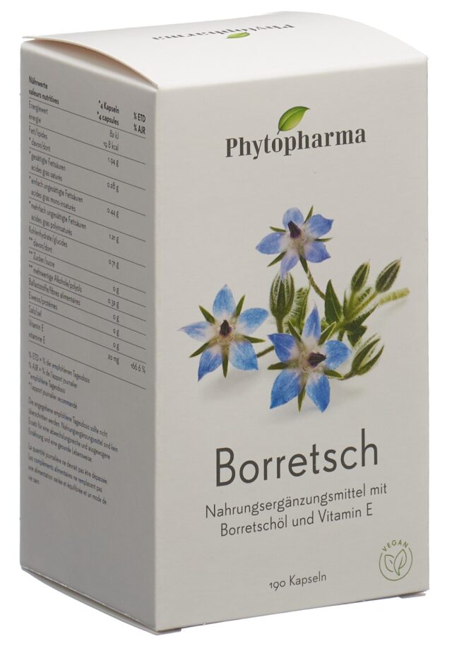 Phytopharma Borretsch Kapsel 500 mg (190 Stück)