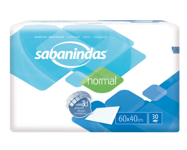 Sabanindas Normal Krankenunterlagen 40×60 cm, 20 Stück