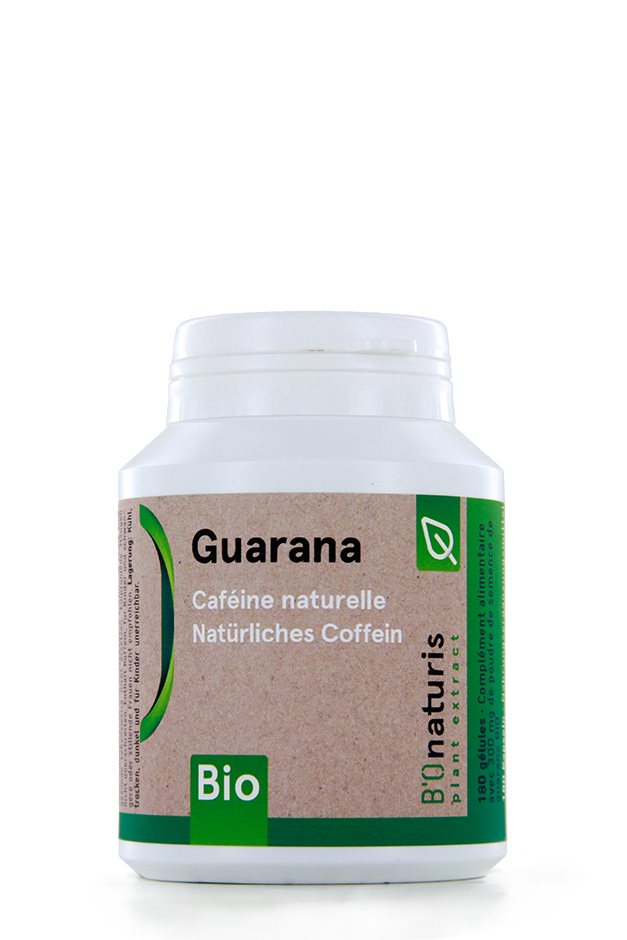 BIOnaturis Guarana Kapsel 350 mg Bio (180 Stück)