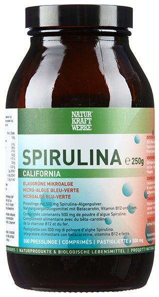 NaturKraftWerke Spirulina California Presslinge à 500mg (500 Stück)