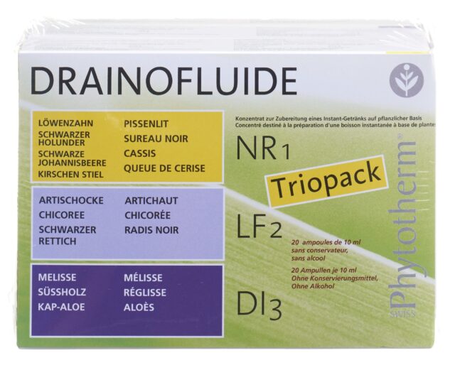Drainofluide Triopack NR 1 + LF 2 + DI 3 (3x20 Stück)