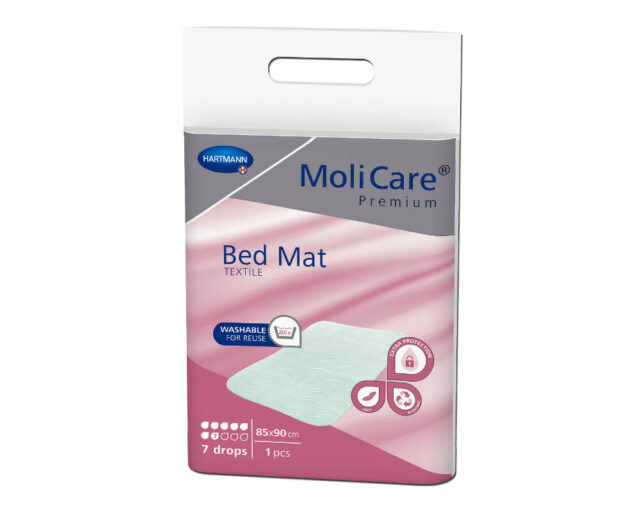 MoliCare Premium Bed Mat Textile 7 Tropfen 85x90