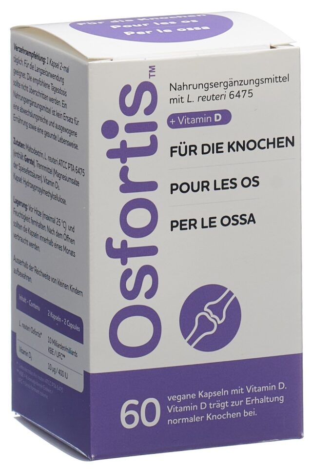Osfortis Kapseln für die Knochen mit Vitamin D (60 Stück)