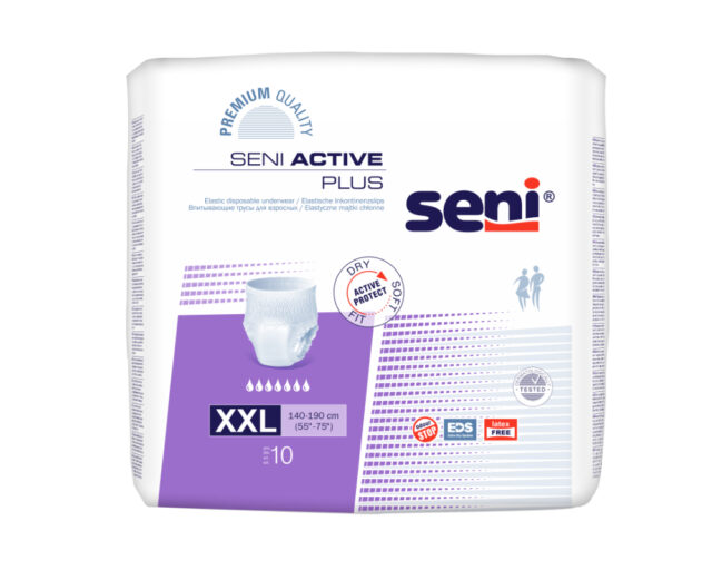 Seni Active Plus XXL 10 Stk. - XXL Windelhosen - XXL Inkontinenz Pants für Erwachsene