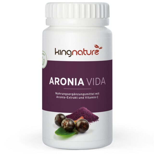 kingnature Aronia Vida Extrakt Kapsel 500 mg (100 Stück)