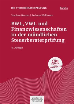 BWL, VWL und Finanzwissenschaften in der mündlichen Steuerberaterprüfung (eBook, PDF)