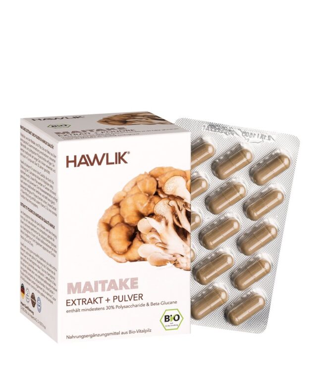 Hawlik Maitake Extrakt + Pulver Kapsel (120 Stück)