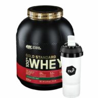 Optimum Nutrition 100 % Whey Gold Standard Schoko-Minze + nu3 SmartShaker