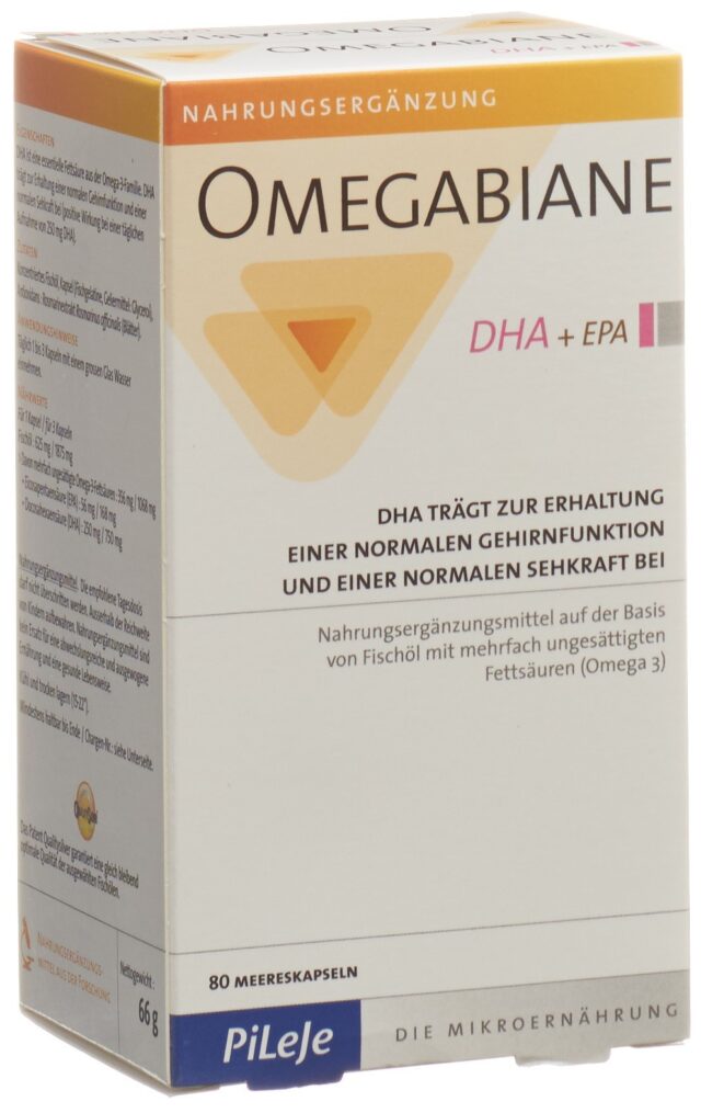 OMEGABIANE DHA + EPA Kapsel (80 Stück)