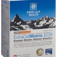 ExtraCellMatrix Matrix ECM Drink für Gelenke Knorpel Bänder Sehnen und Knochen Aroma Orange (30 Stück)