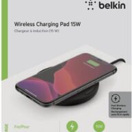 Belkin Wireless Charging Pad 15W USB-C Kabel mit Netzteil schwarz